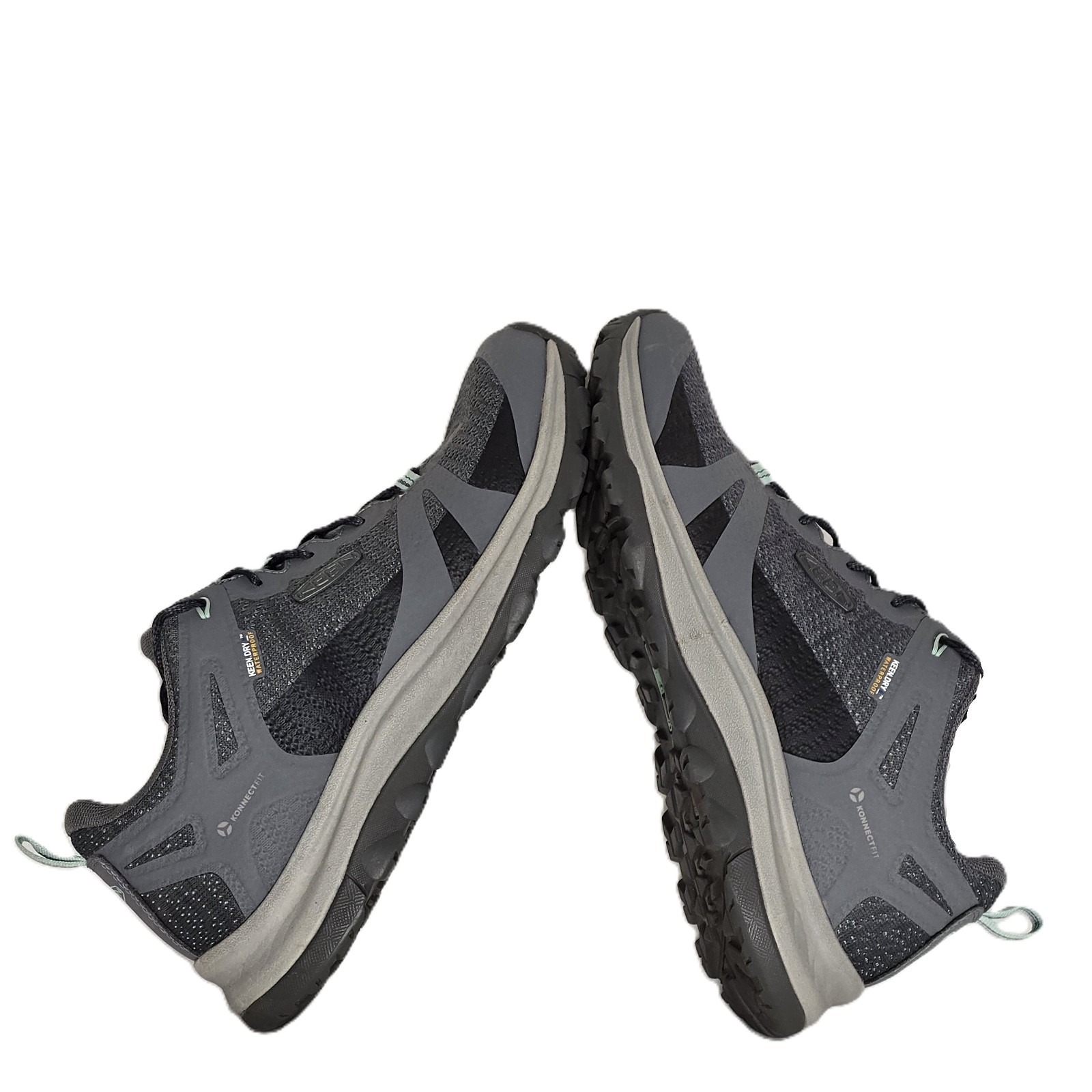 Keen Terradora II Hiking 9.5 Shoes Gray/Teal Ret. Crossover Urban Hike Walk $165