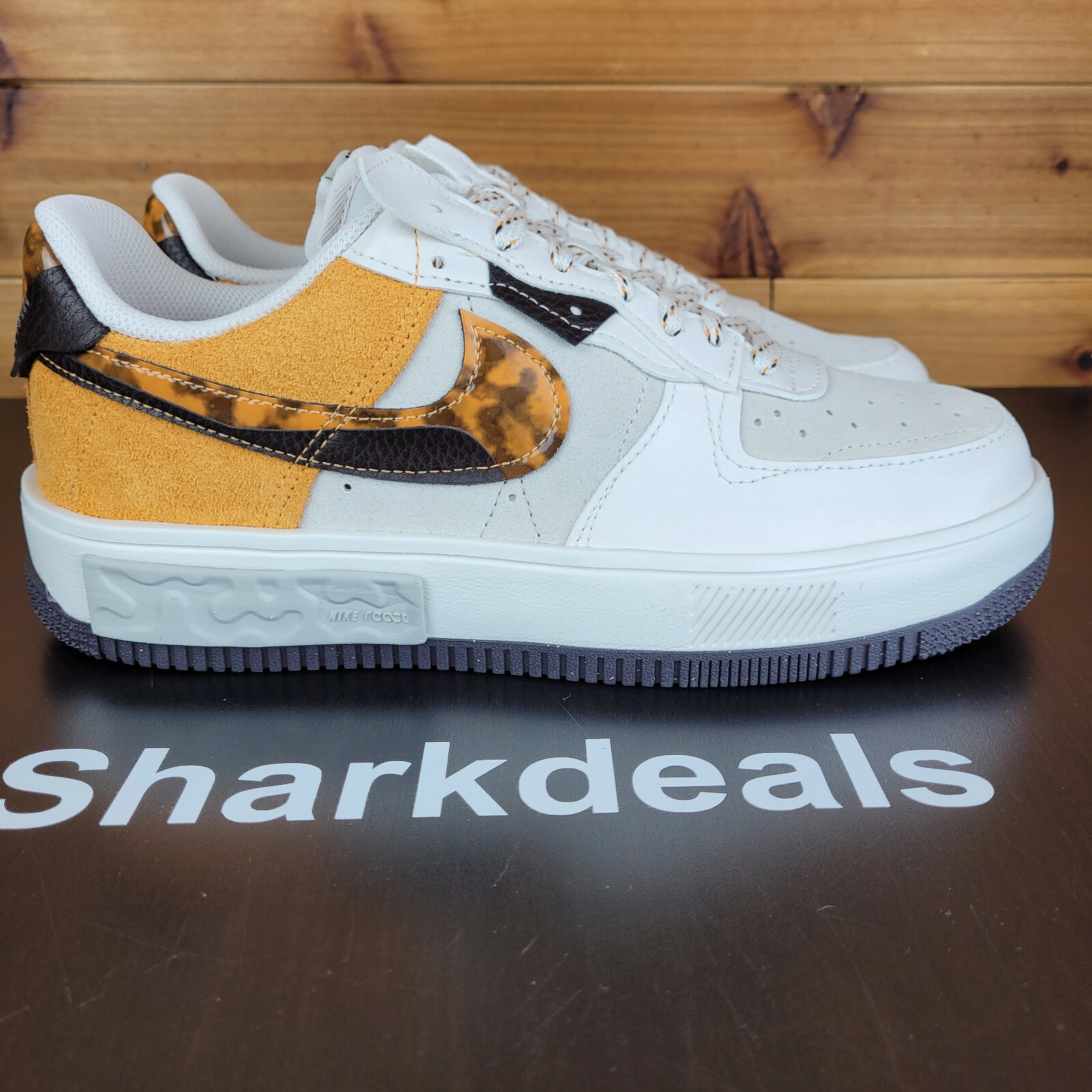Nike Air Force 1 Fontanka WM Tortoise Curry Phantom DR0151-001 Women’s Size 6