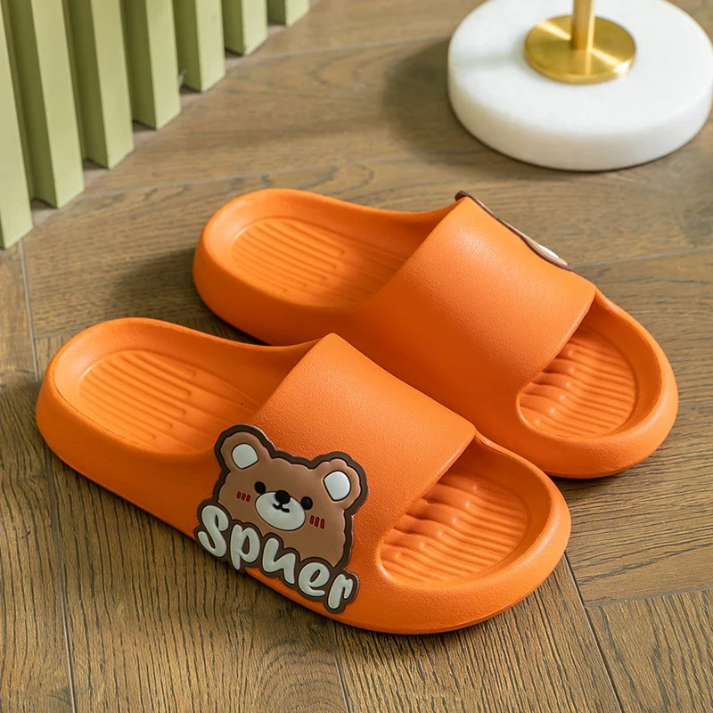 Women wearing slippers for summer outings, new indoor home, bathroom, anti slip
