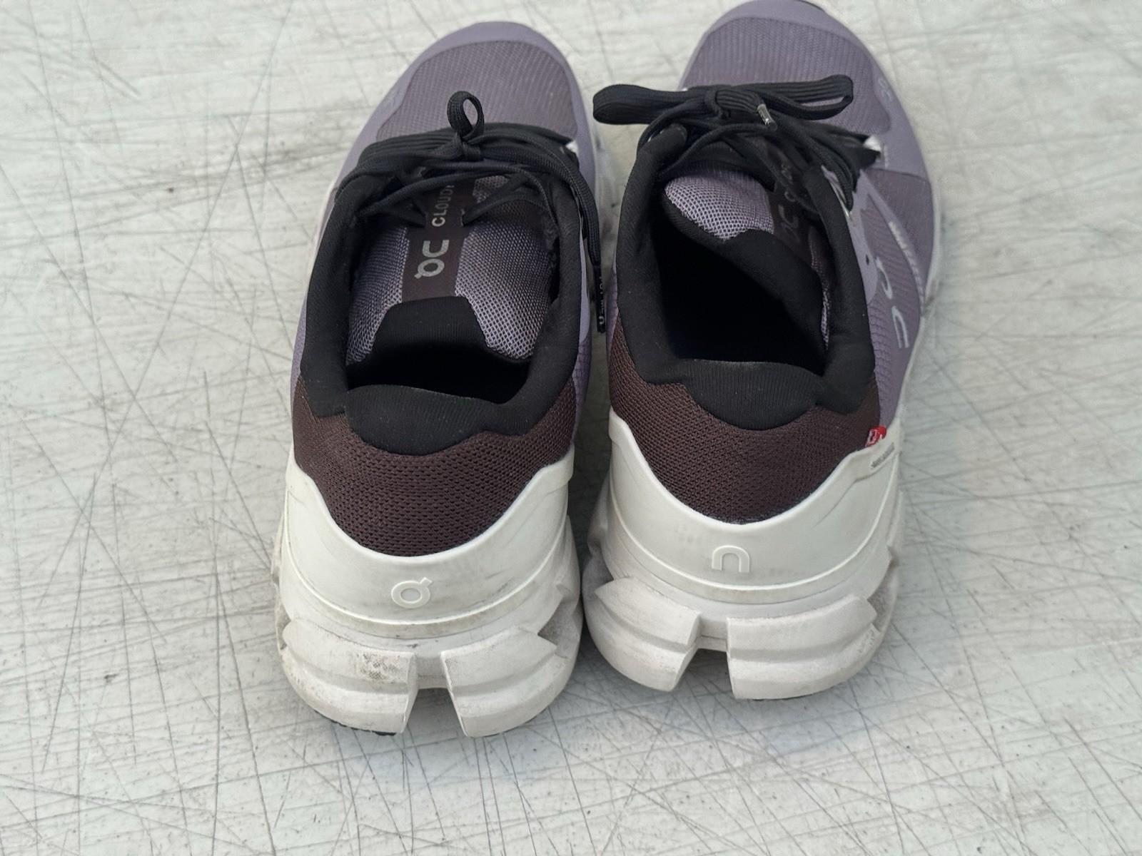 On Cloud OC Running Cloudflyer 4 Women’s 8.5 ‘Shark Pearl’ Purple Shoes USED