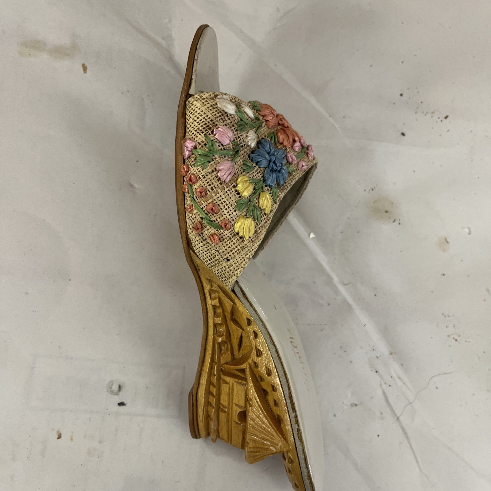 Vintage Capili Original Floral Mule Sandals. Philippines