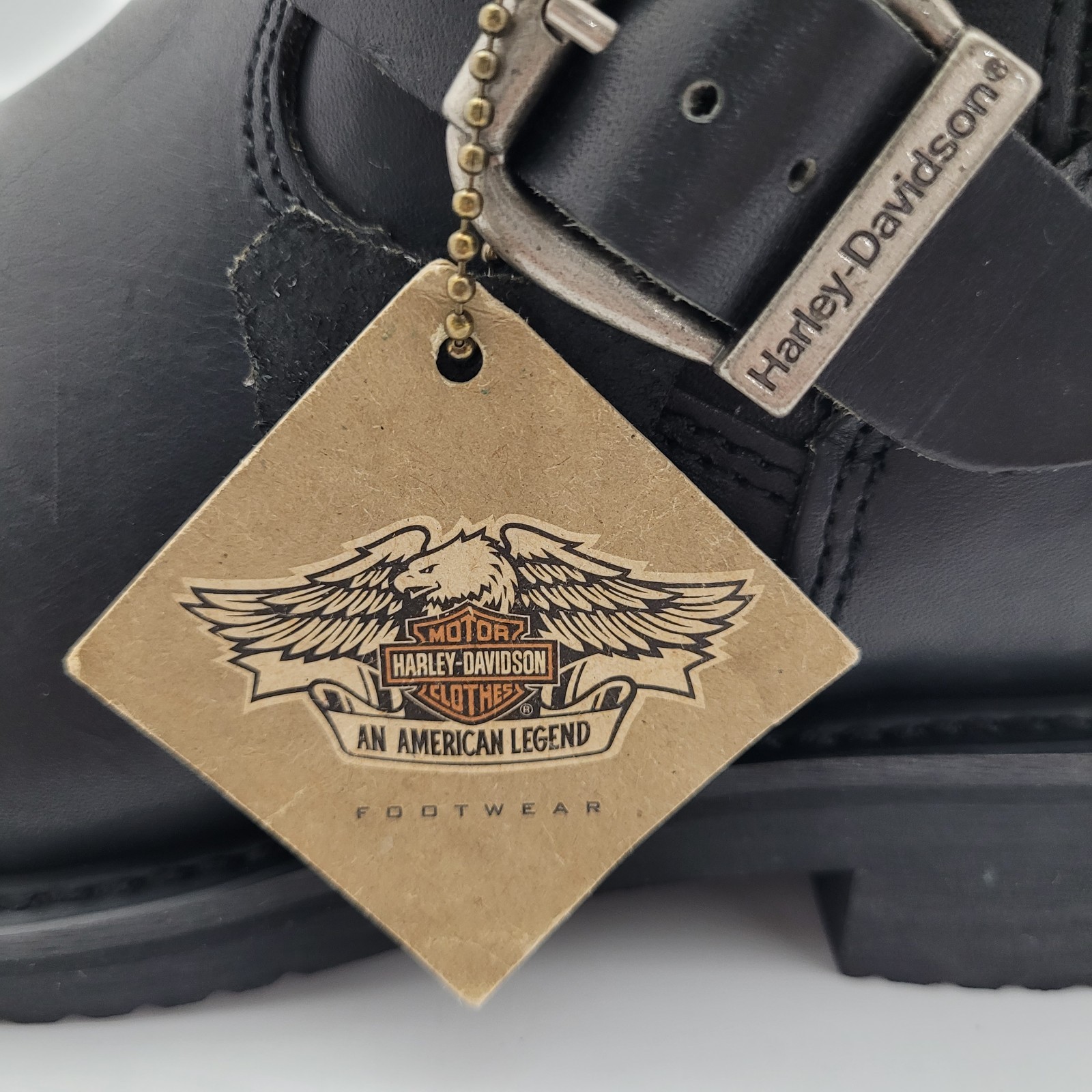 Harley Davidson Ankle Moto Boots Vintage Engineer Style 88429 Womens 10