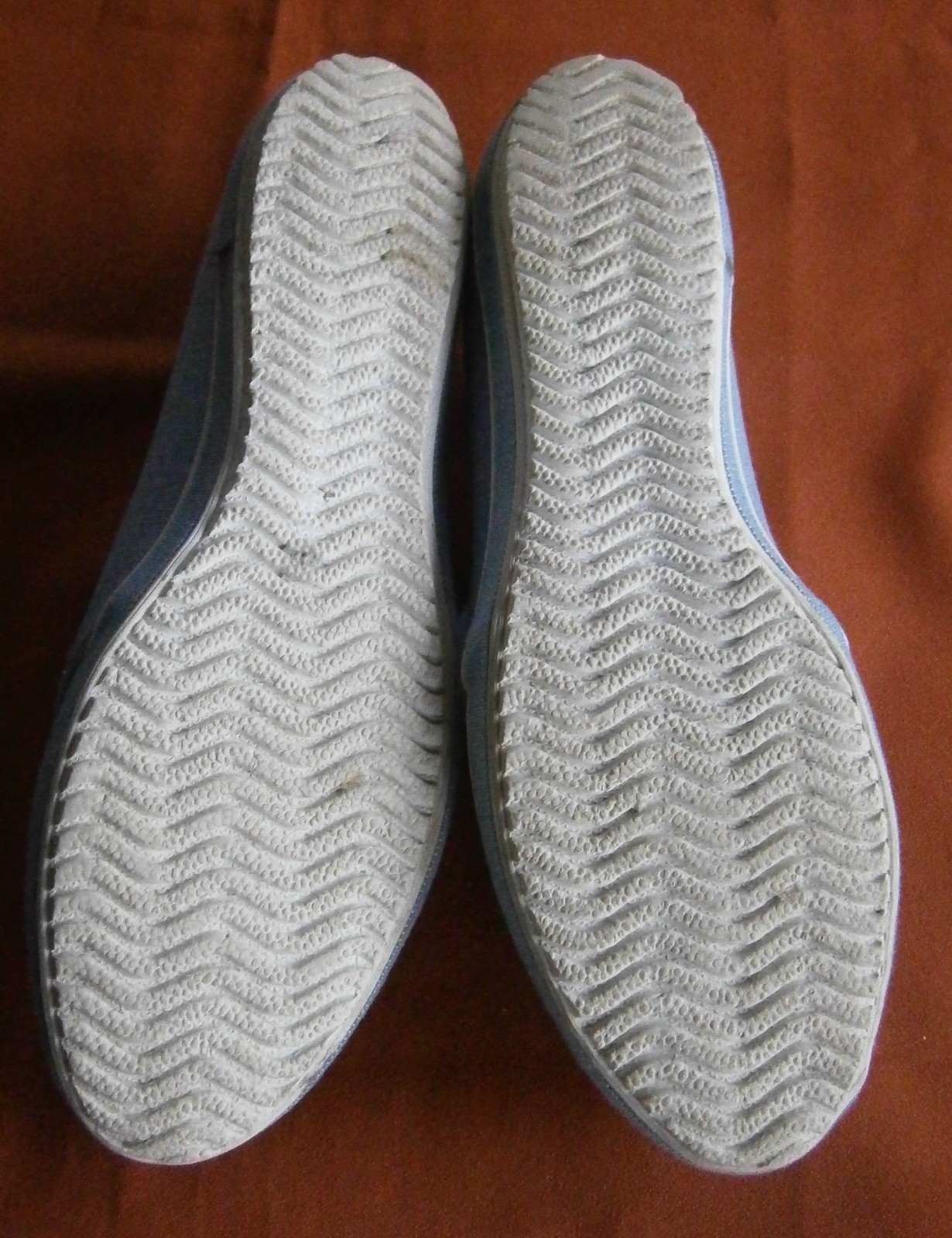 Grasshoppers Canvas Shoe Slipper Loafer Moccasin 6 1/2 M Blue Flat 6.5 M Comfort