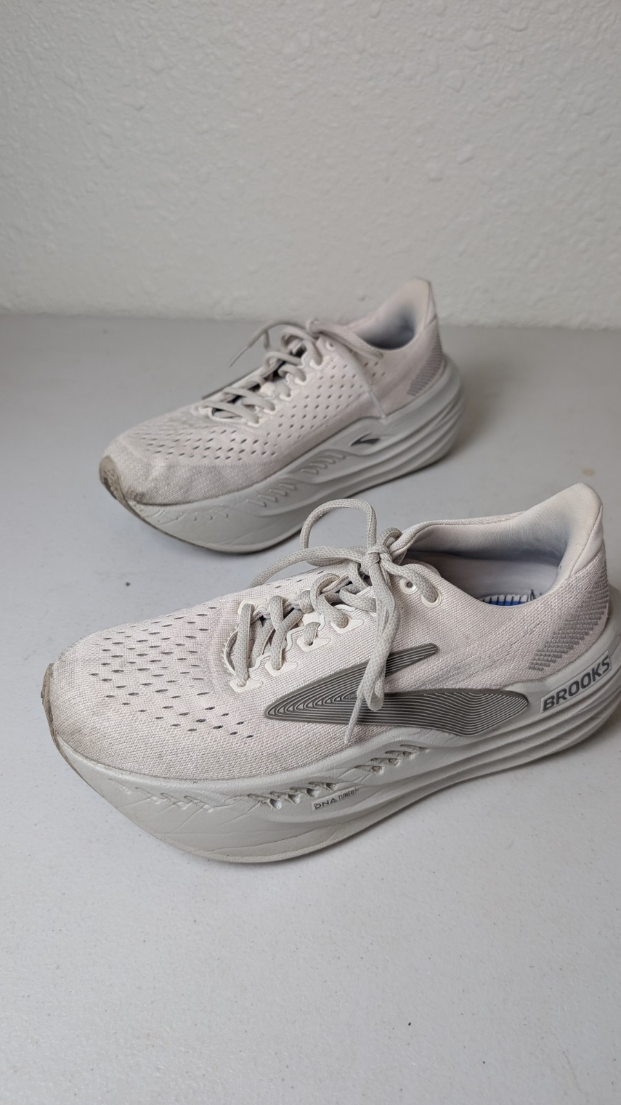 Brooks Glycerin Max Almond Peach London Fog Women’s 8 Great Condition Free Ship