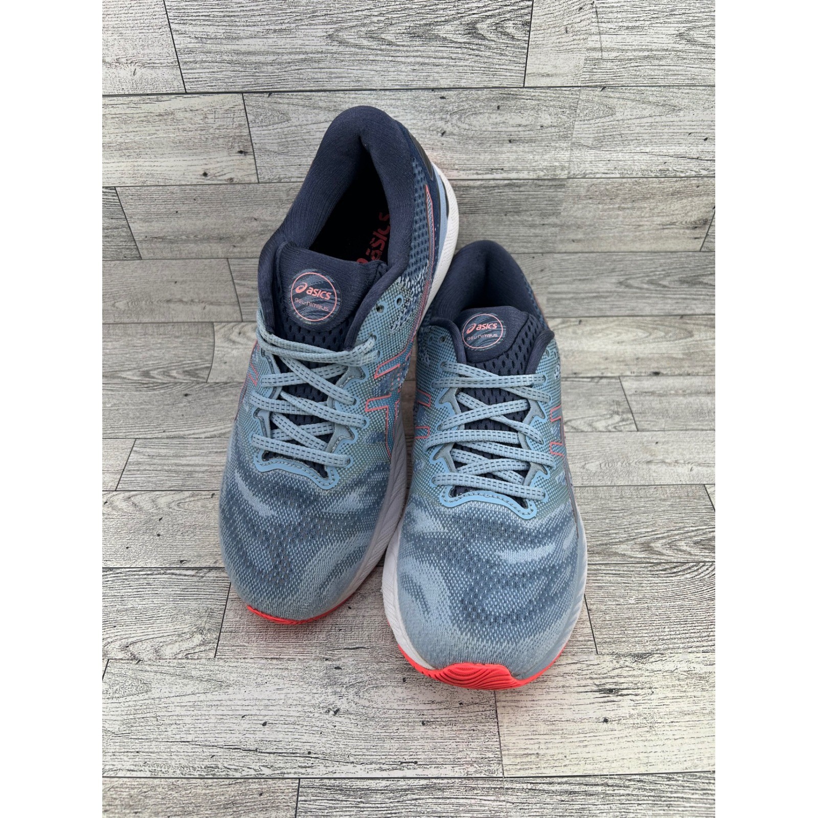 ASICS Gel Nimbus 23 Women’s Running Shoes Ice Blue Pink Size 9.5