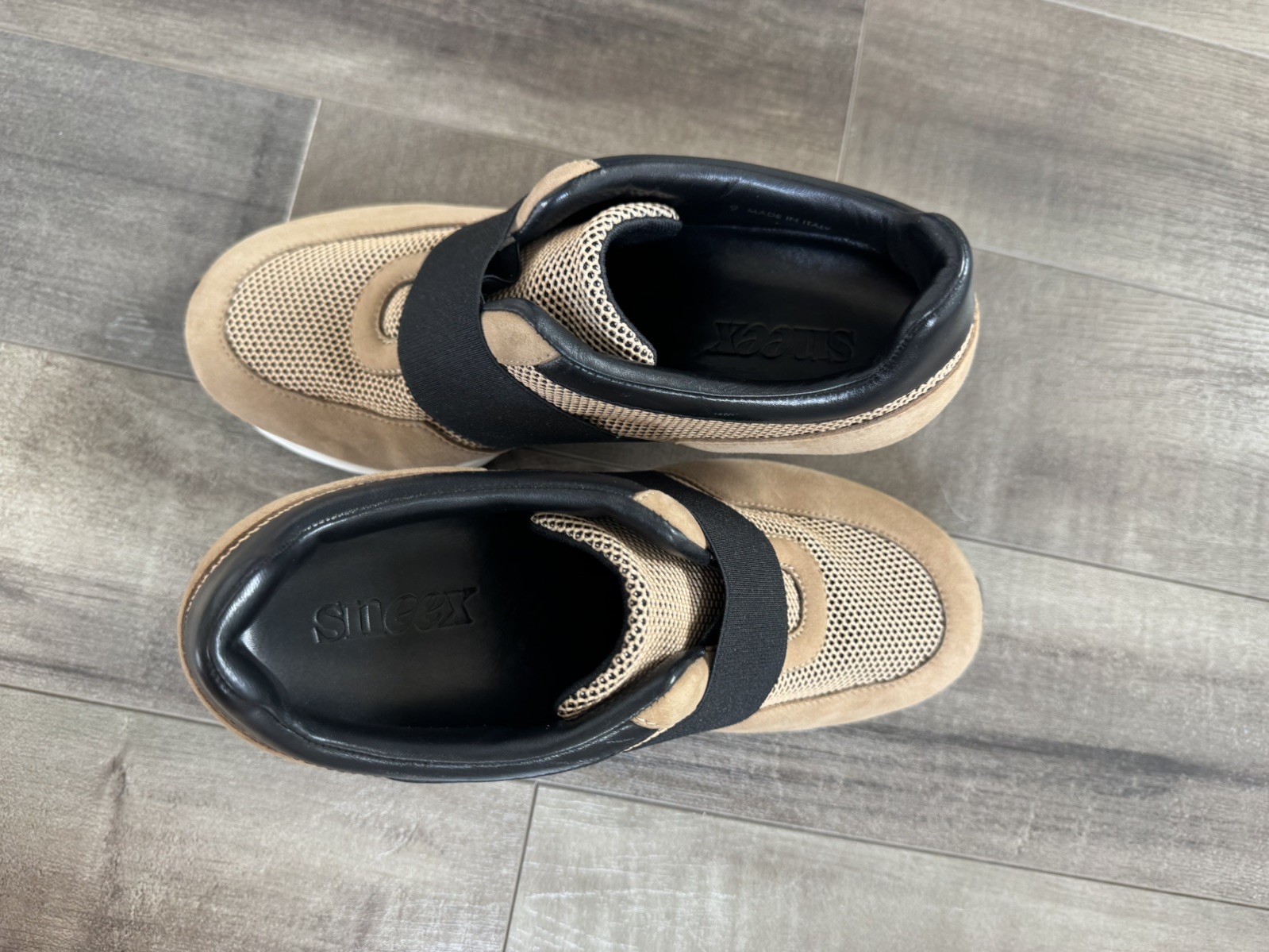 Sneex Womens High Heels Sneakers Size 9