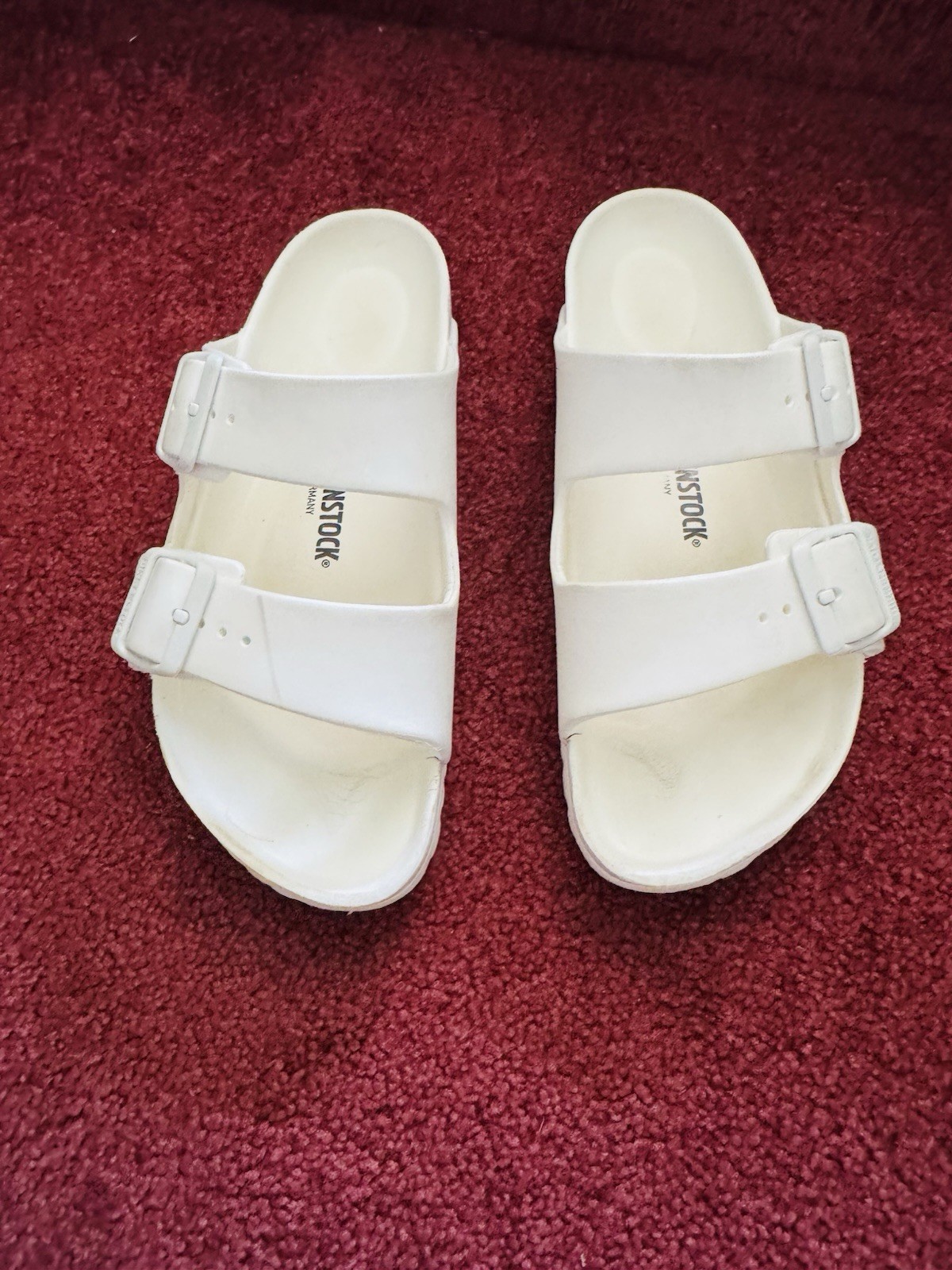 Birkenstock Arizona Stealth Buckle EVA Sandal Eggshell Women’s 7.5 See Photos.
