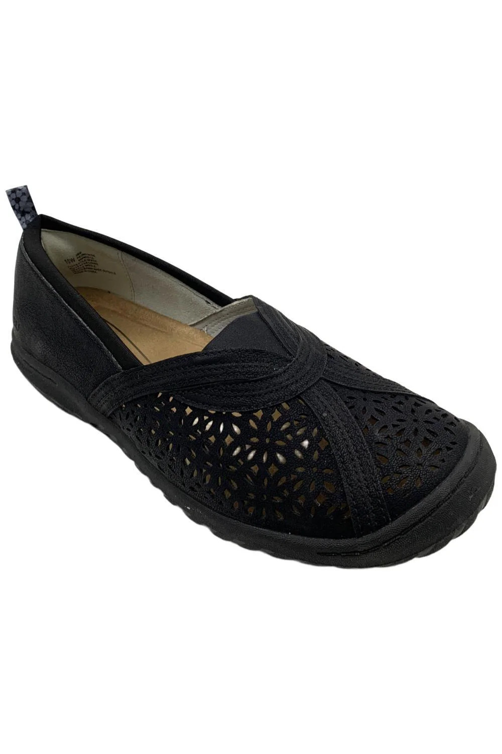 JBU Women’s Peony Casual Step-In Comfort Shoe Black