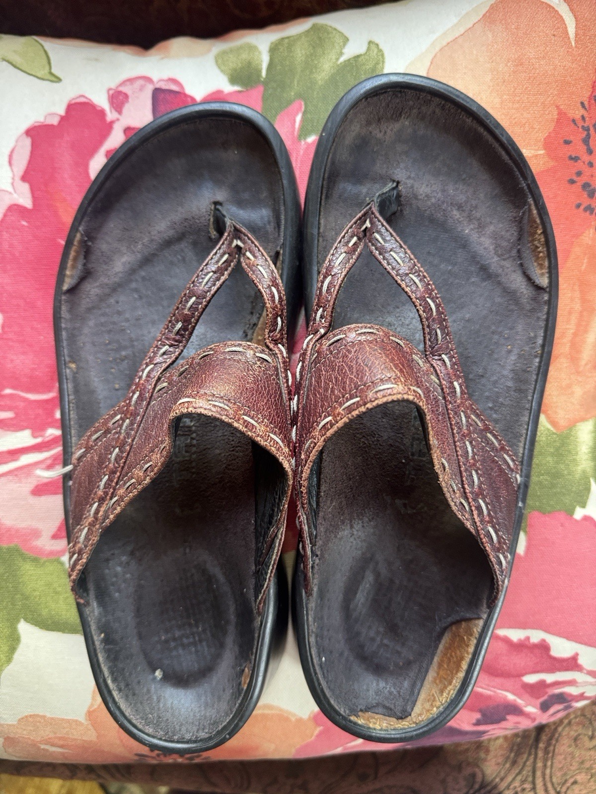 Birkenstock Tatami Leather sandal slides burgundy maroon wine black womens 38