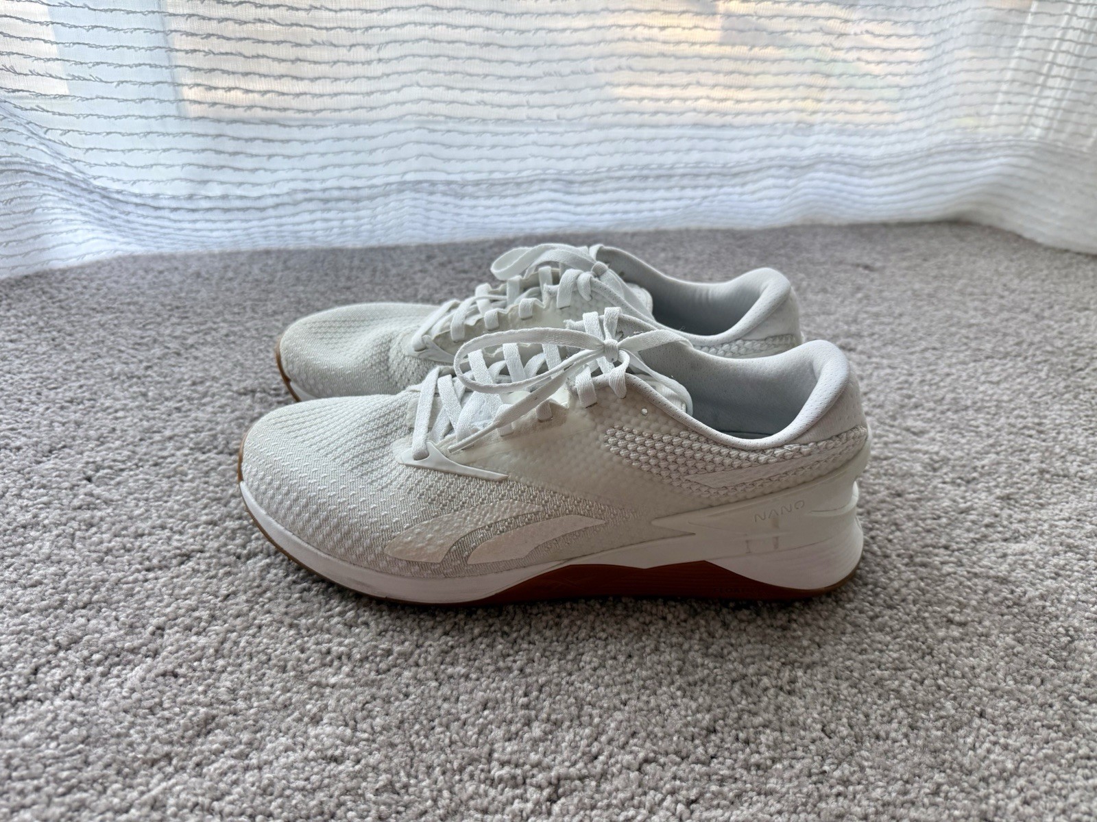 Women’s Reebok Nano X3 Froning Training Shoes – Size 8.5, White/Cold Grey