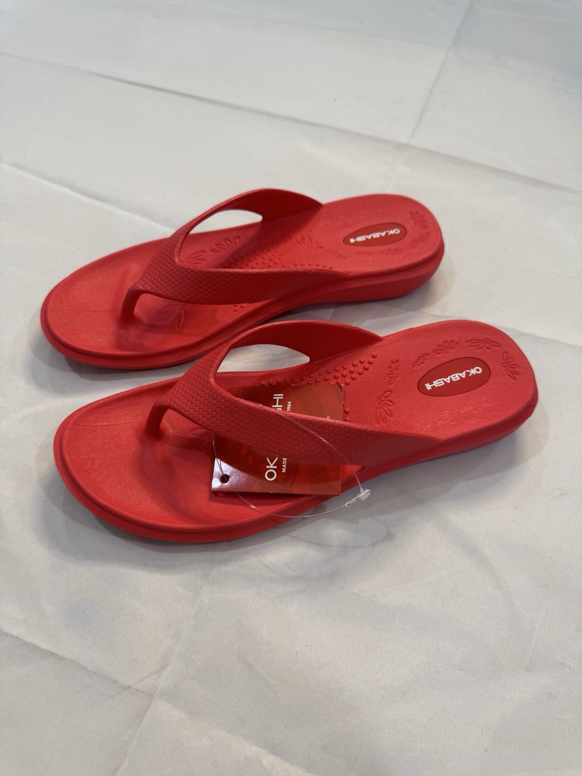 Okabashi Maui Women’s Waterproof Beach Flip Flops Shower Sandals SZ M/L NEW