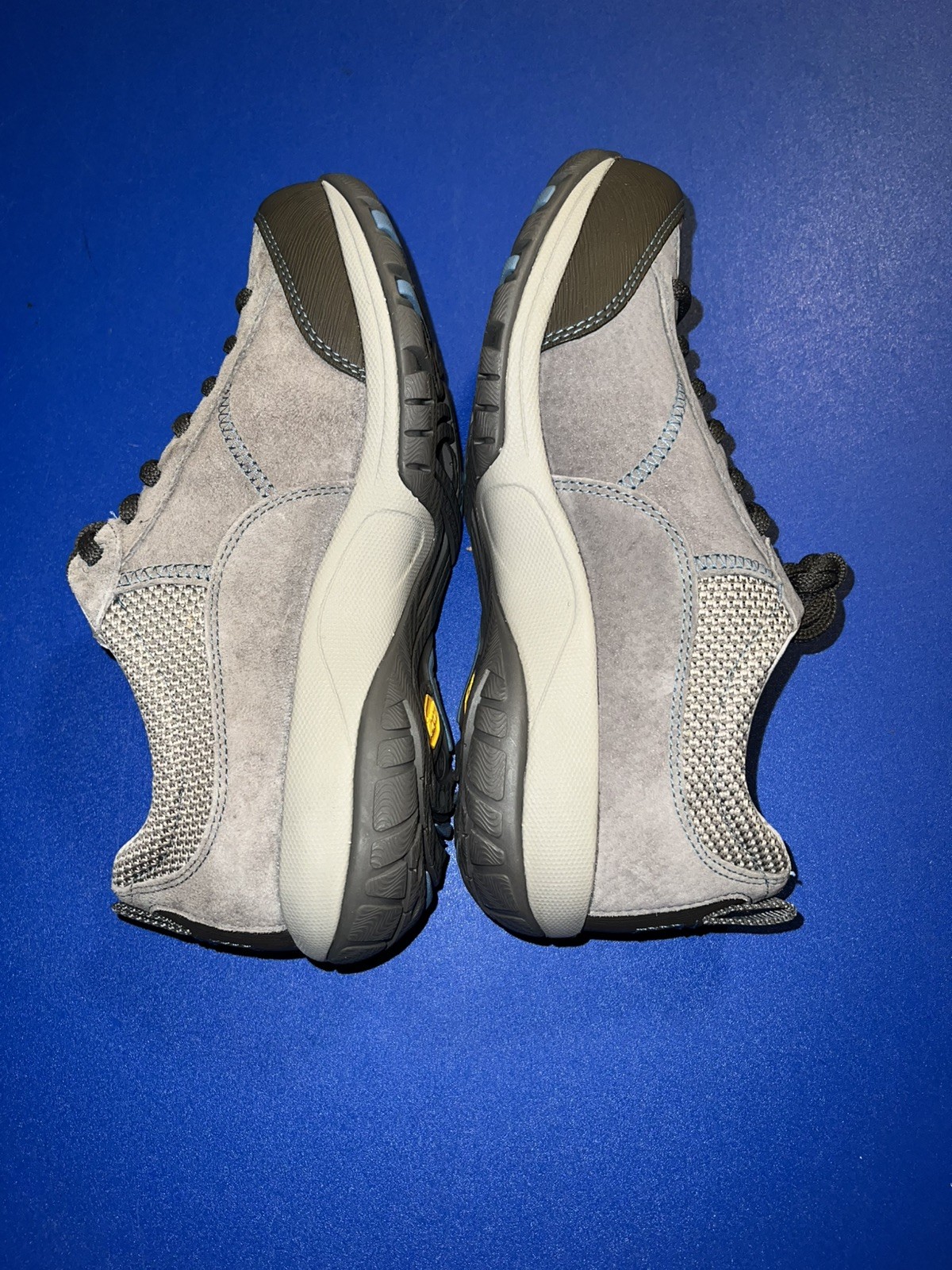 Dansko Paisley Suede Grey/Blue Size 36 Sneakers New With Box
