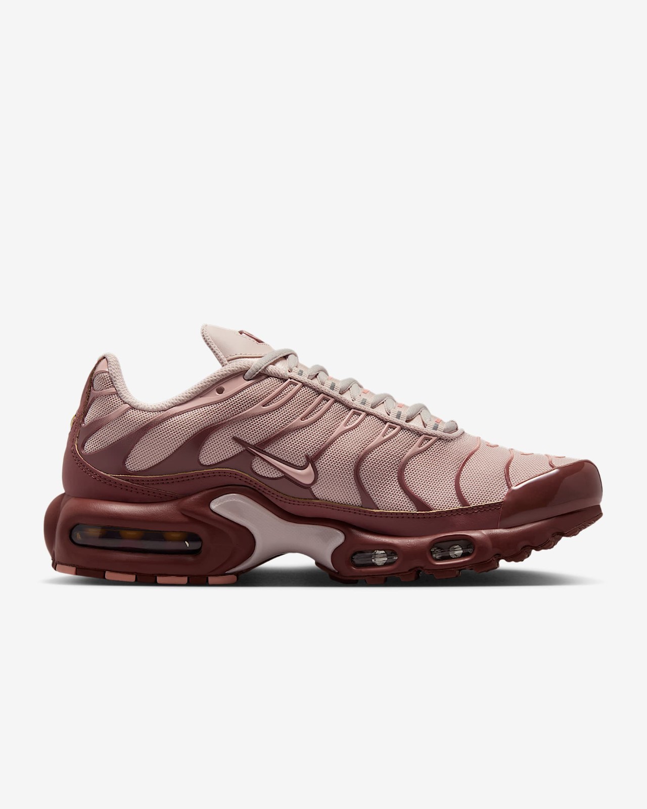 NIKE Women’s Air Max Plus DZ3671-201 Red Sepia Silt Red Reb Stardust