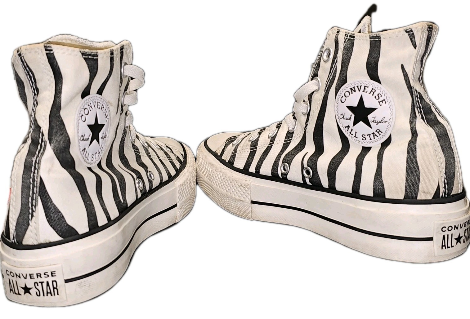 Converse Zebra Print Chuck Taylor All Stars Men 6 Women 8