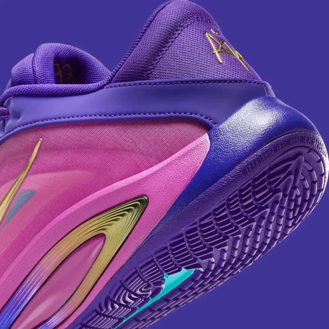 Nike A’One A’ja Wilson Purple Gold Shoes Basketball FZ8605-500 Womens Size