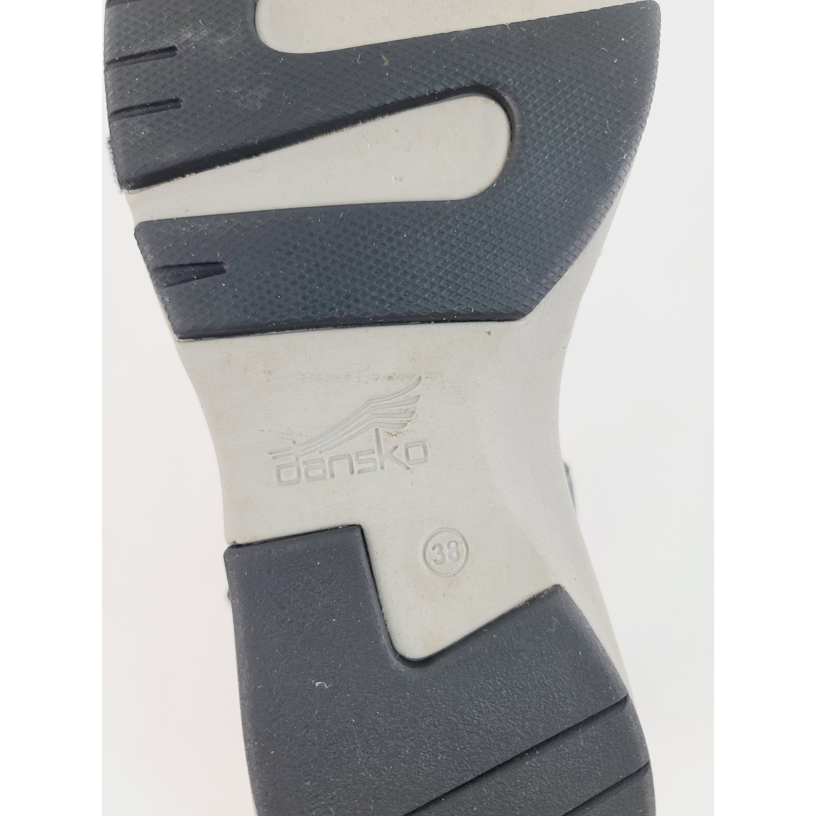Dansko, Open Toe Synthetic / Leather straps Casual Sandals, Women Size 38 Black.
