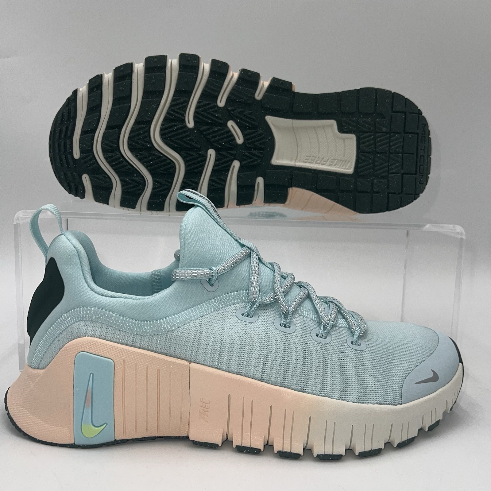 Womens Size 7 Nike Free Metcon 6 PRM Glacier Blue Casual Training HV5228 474 NEW