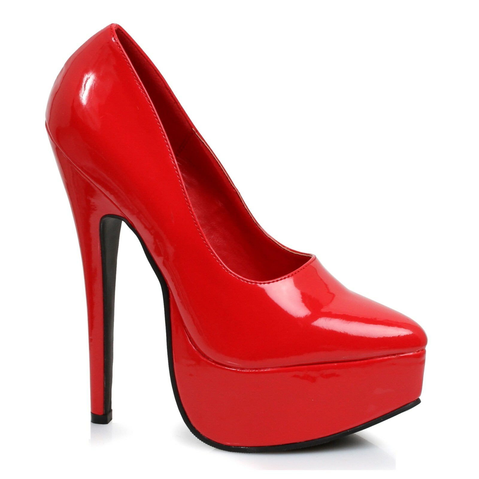 6″ Red Platform High Heels Mens Crossdresser Drag Shoes Womans size 12 13 14