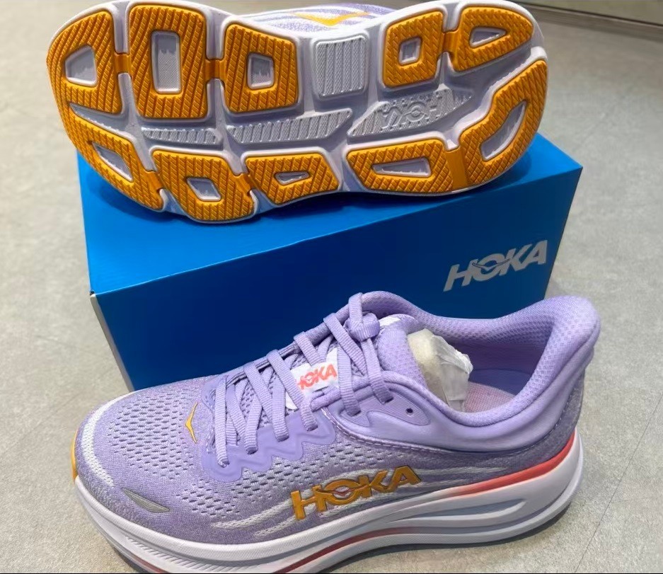 Hoka Bondi 9 Women’s Shoe Size 6.5 Aster Flower Starlight Glow No Box