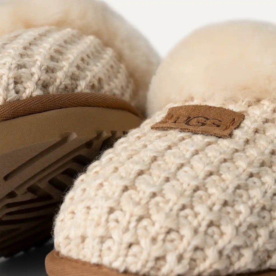 UGG Women’s Cozy Knit Fur Slippers Multicolor – New – Free SHIPPING!!!