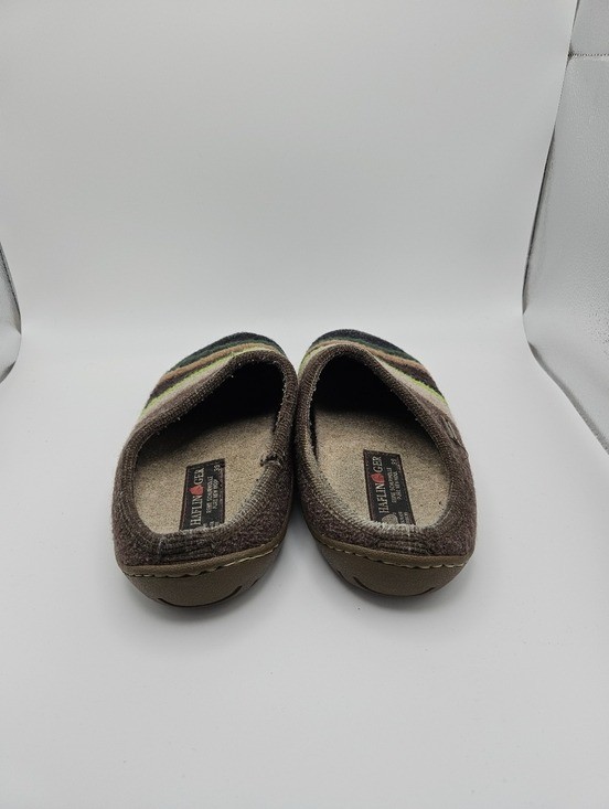 Haflinger felted wool striped clogs slippers EU 39