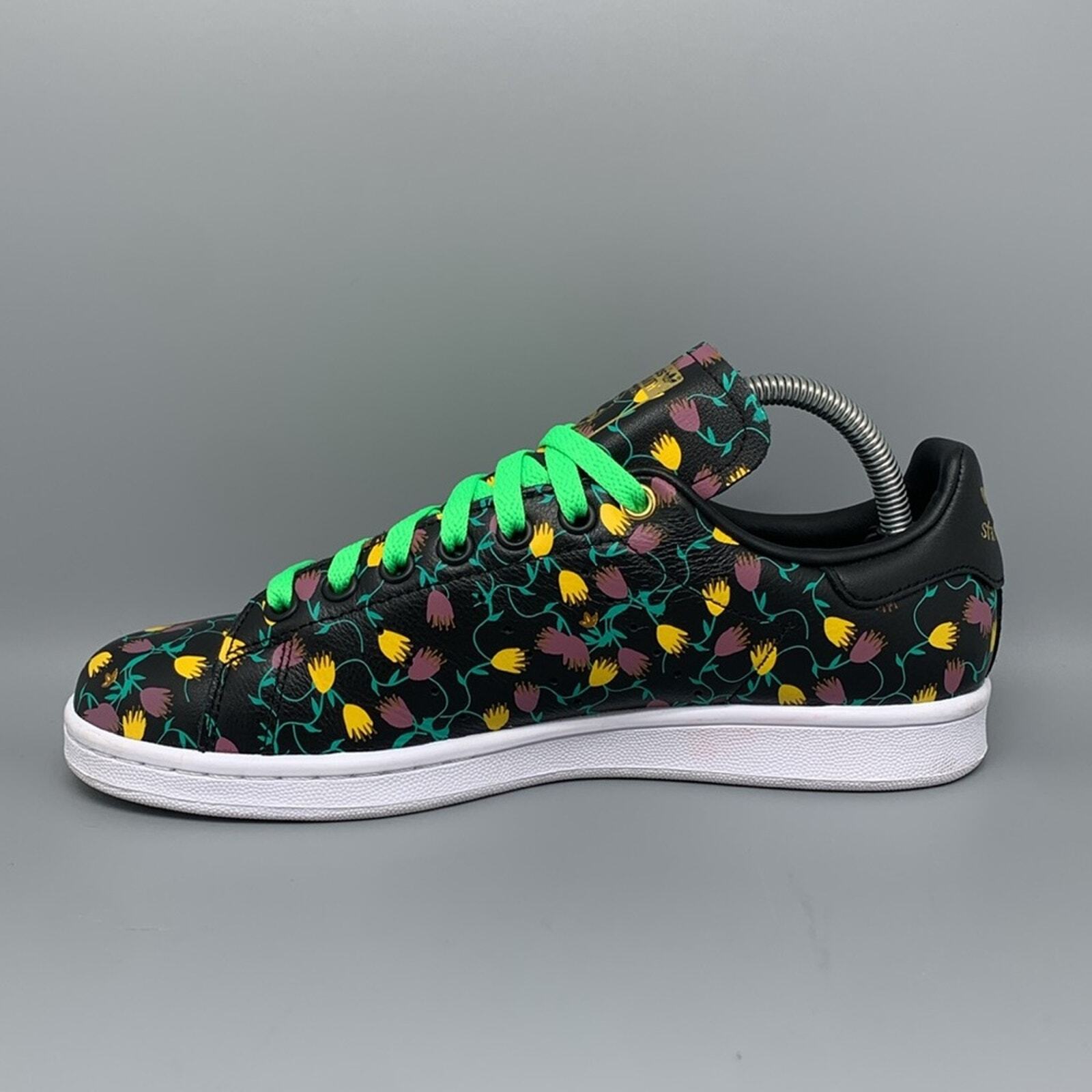 Adidas Stan Smith Floral Print Shoes EH2036 Women’s Sz 8
