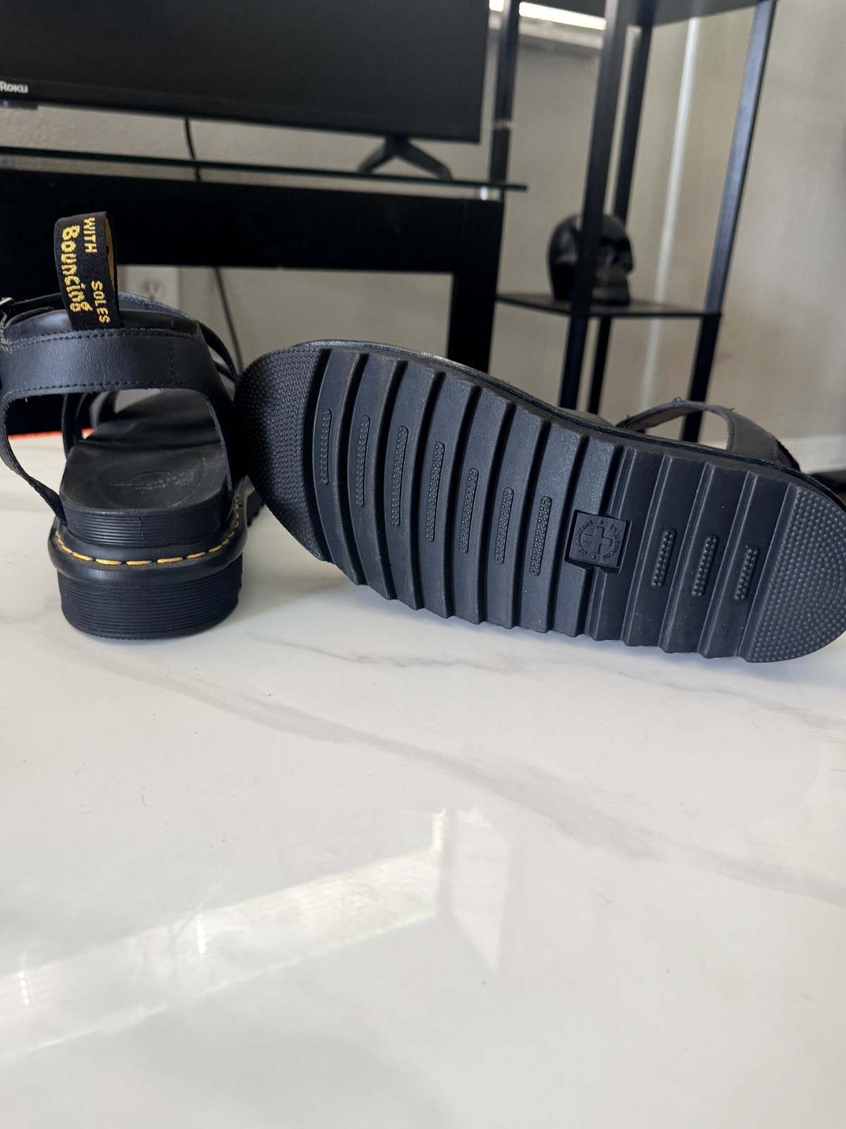 Doc Martens Leather Blaire Gladiator Size 11