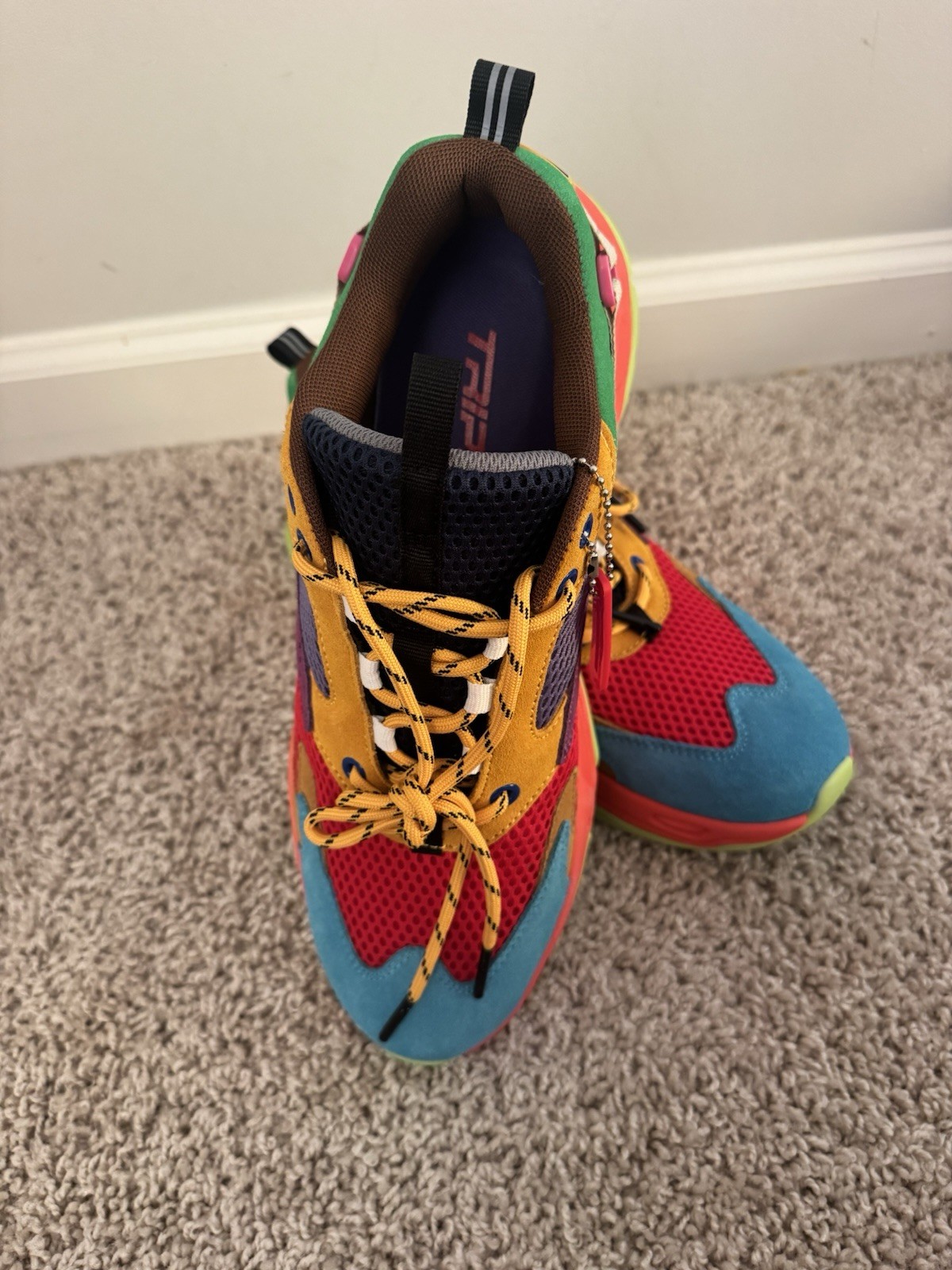 Multicolor Chunky Sneakers “Triple 777” – Street Style