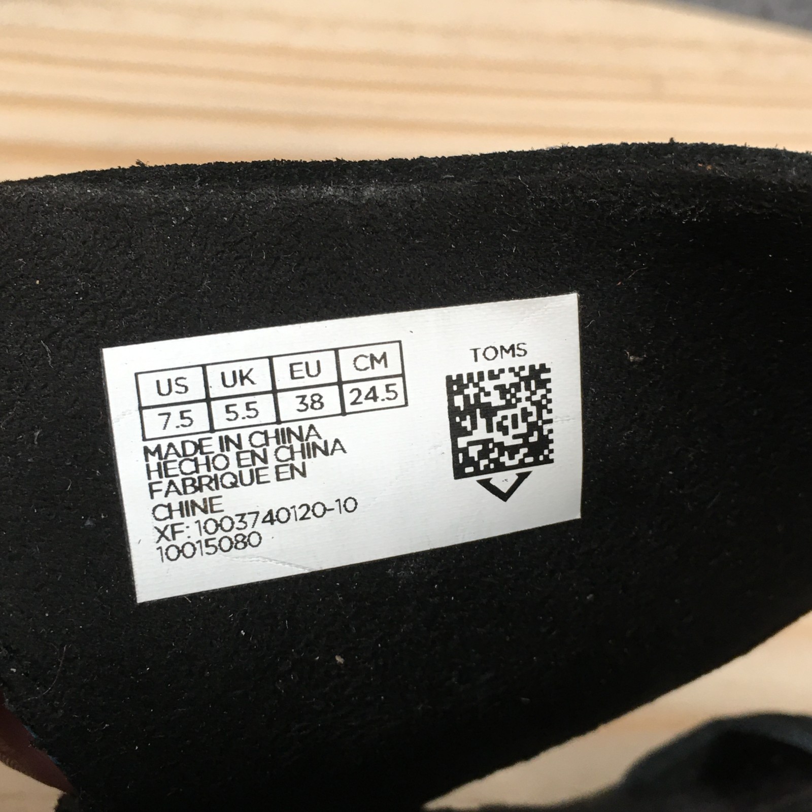 Toms Majorca Cutout Sandals Womens 7.5 Ankle Strap Comfort Block Heels Black