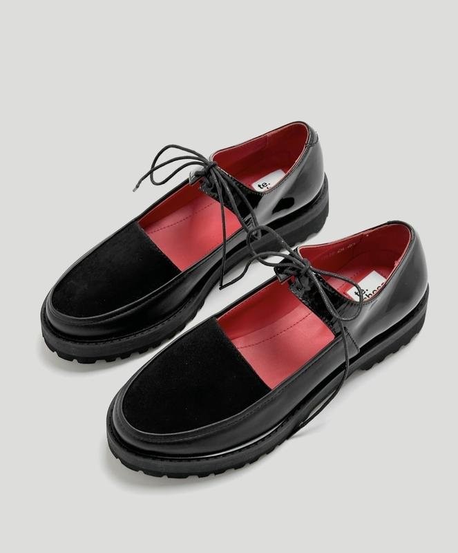 Women TE-SHOES heels red suede 38
