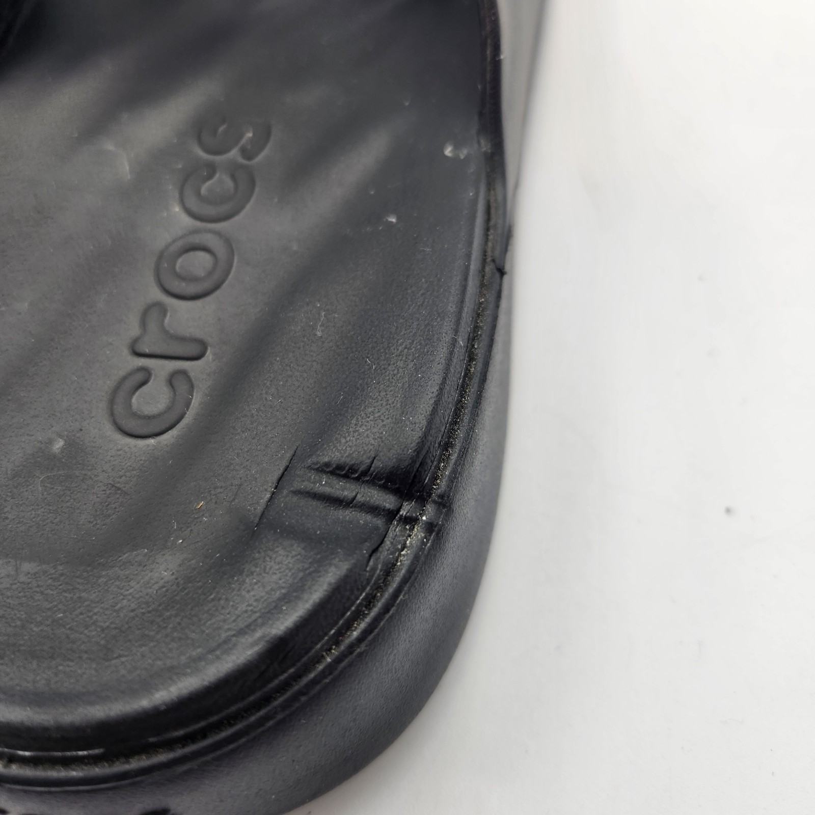 Crocs Getaway Strappy Slip-On Sandals 209587 Women Size 10 Black Slides