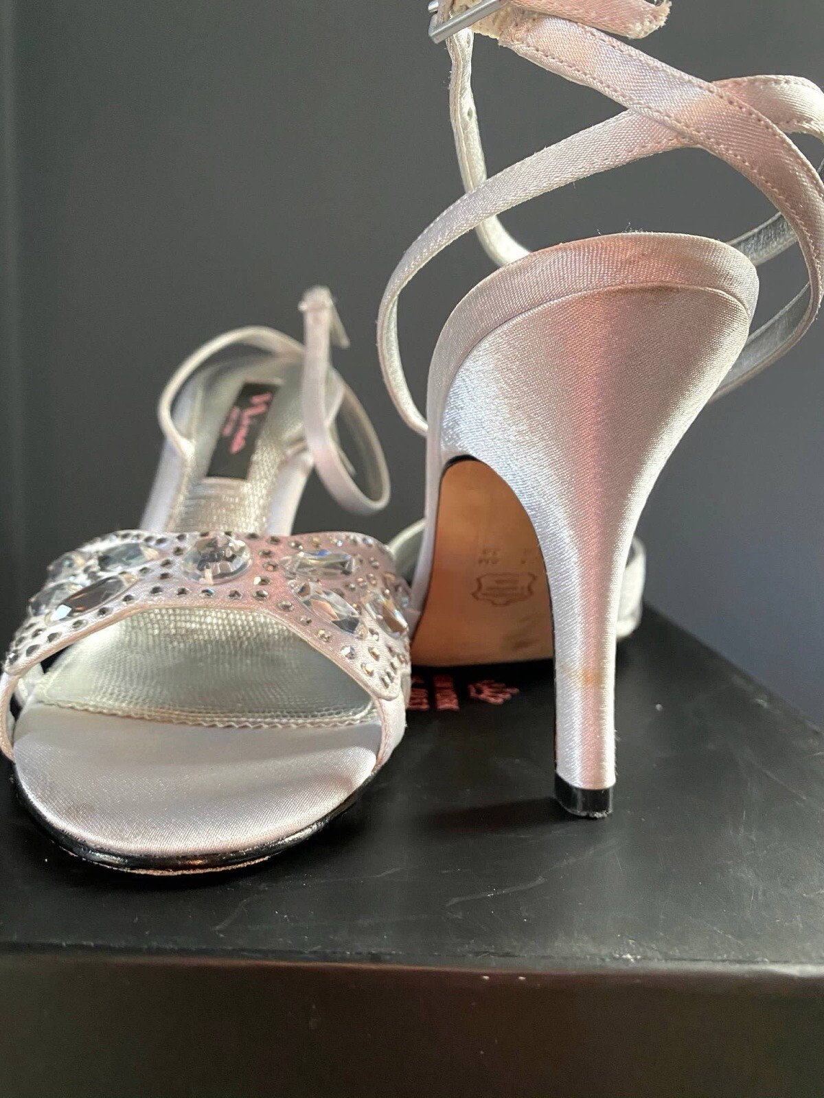Nina Strappy Open Toe Heel Virtue Silver Jewels Royal 8M Wedding Birthday