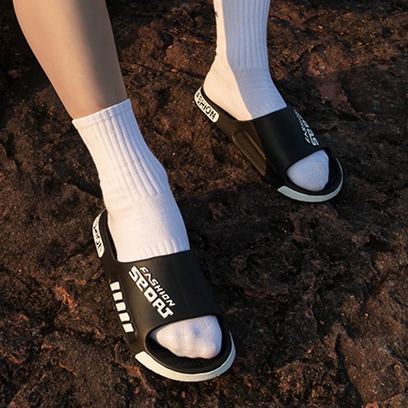 Men Women Slides Slippers Indoor Outdoor Sandals Shoes Flip Flops Home Gym Gift