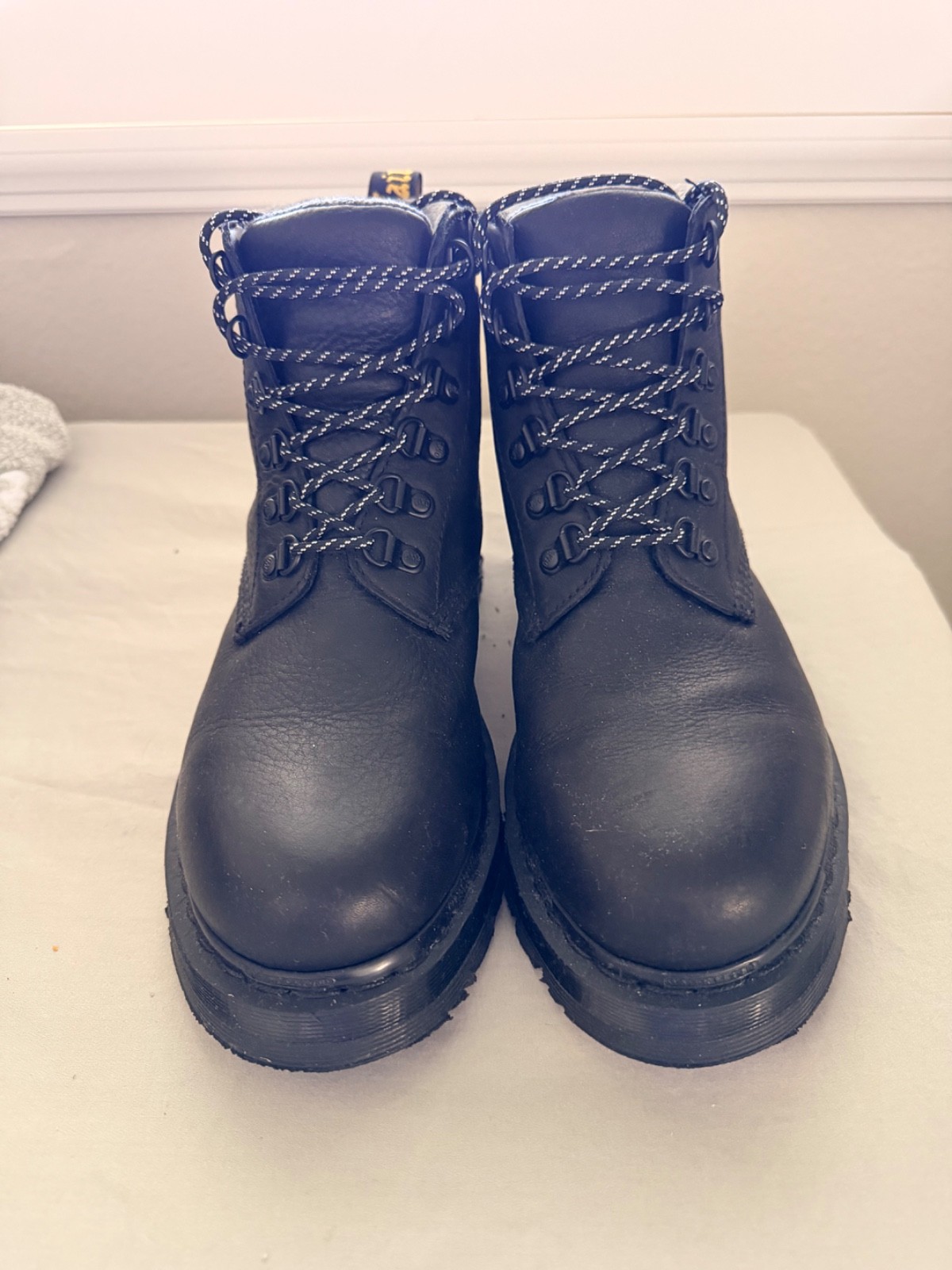 Doc Martens Black Trinity Waterproof Boots Leather Lace Up