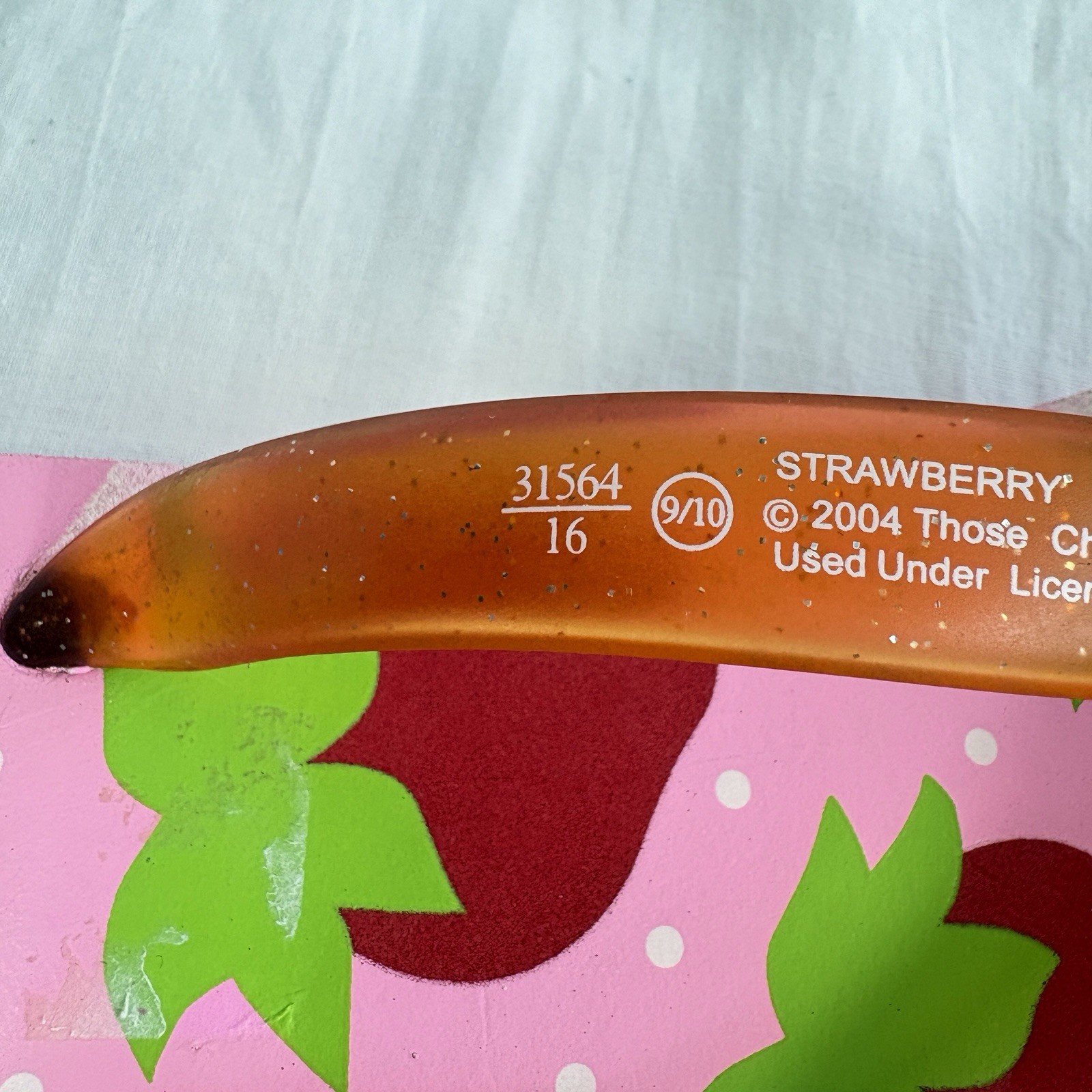 Vintage 2004 Strawberry Shortcake Flip Flops New Size M9/10