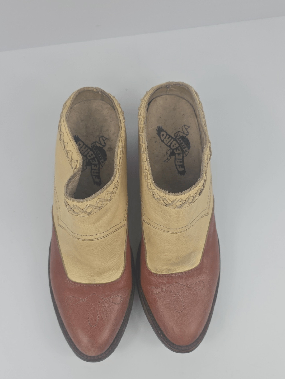 Freebird by Steven Prison Distressed Leather Western-inspired mules -Women’s 8