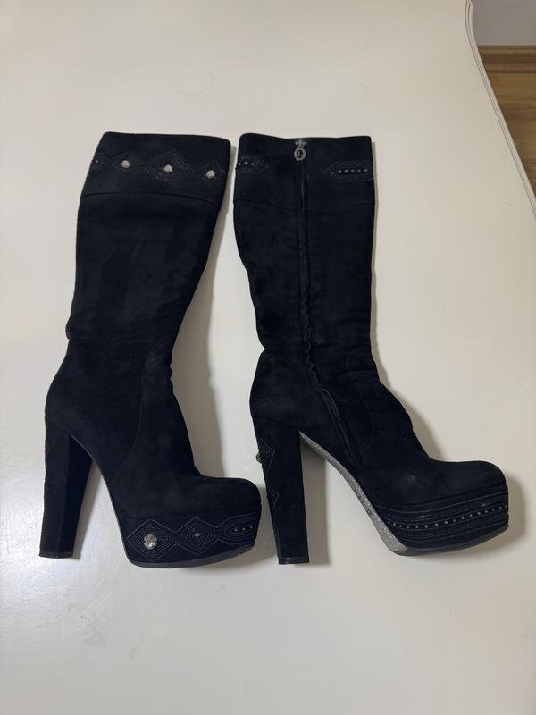 Women Loriblu boots black suede 39 #4AXF