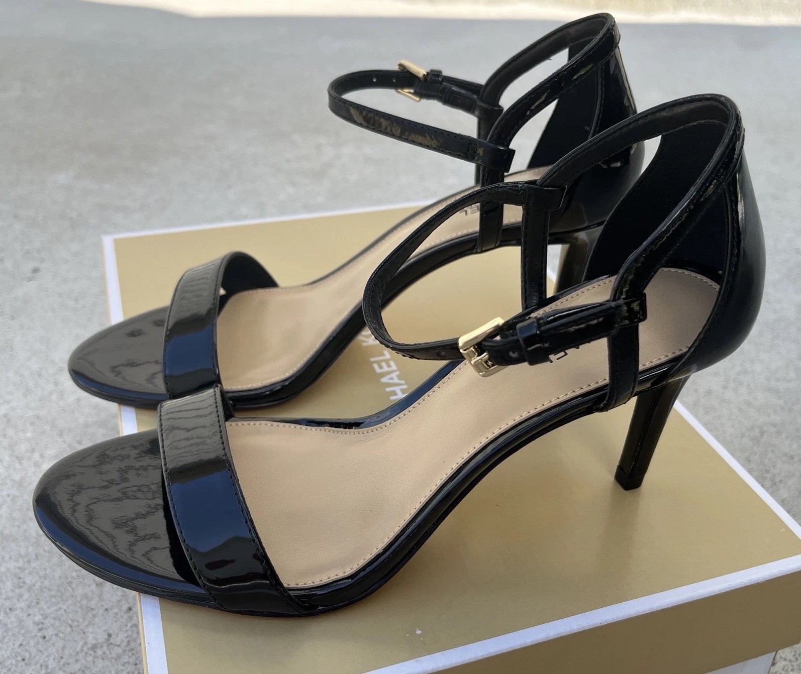 Michael Kors Sandal Pump Heels Size 5 M Special Occasion Simone Mid Heels