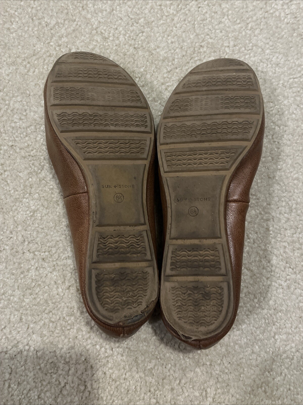 Sun + Stone Eliana Flats – Brandy Color – Women’s Size 6.5 Shoes