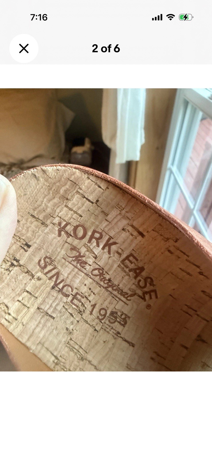 KORK-EASE Tutsi Slides Comfort K45206 Brown Etiope Leather Women’s Size US 10M