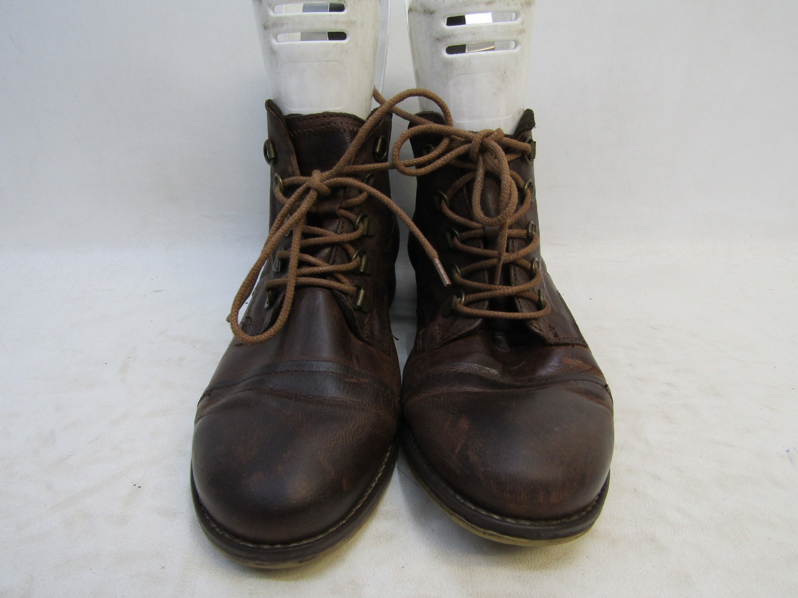 Josef Seibel Size 40 EUR Brown Leather Lace Up Ankle Fashion Boots Booties
