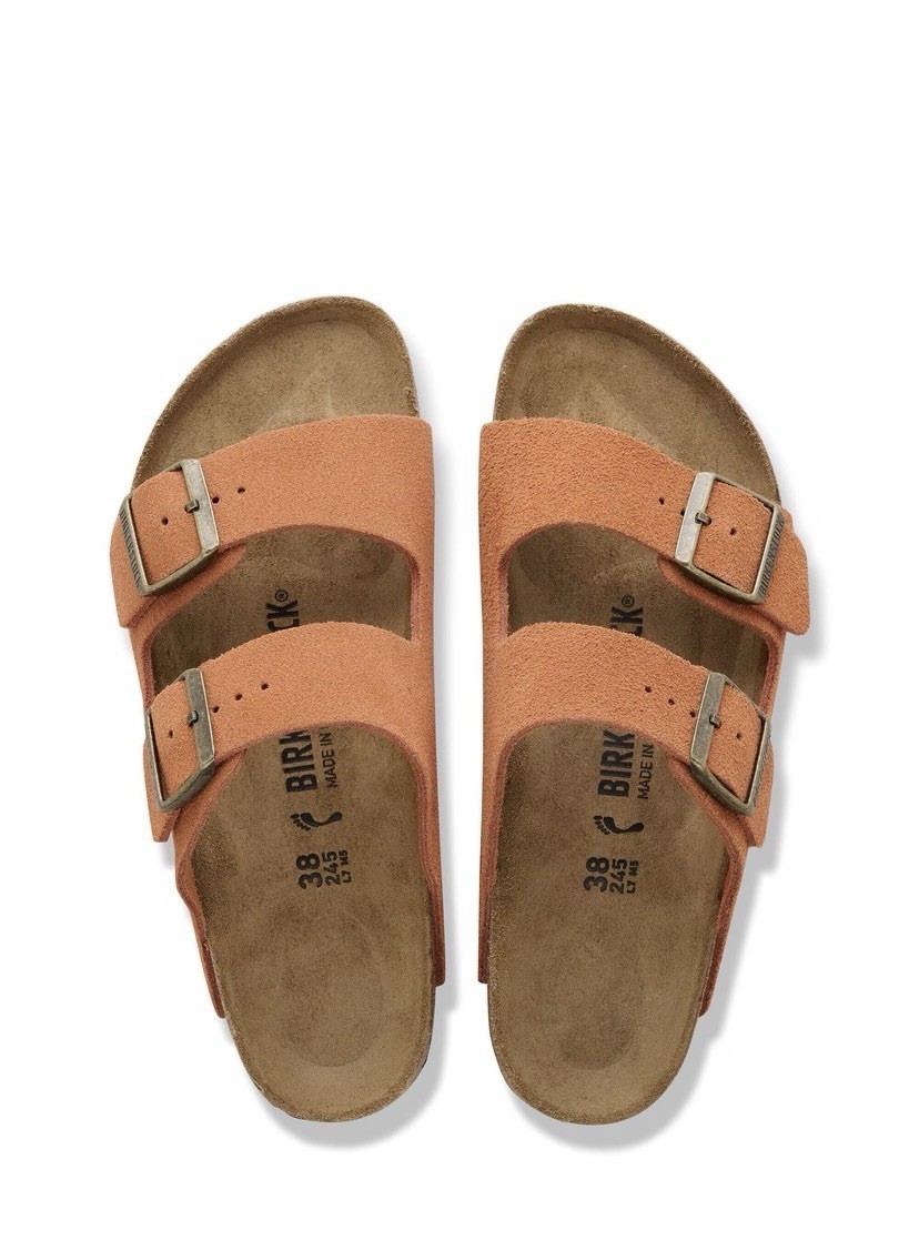 Birkenstock Arizona Soft Footbed Sandals – Dark Rust Suede – EU 42 (W 11 / M 9)