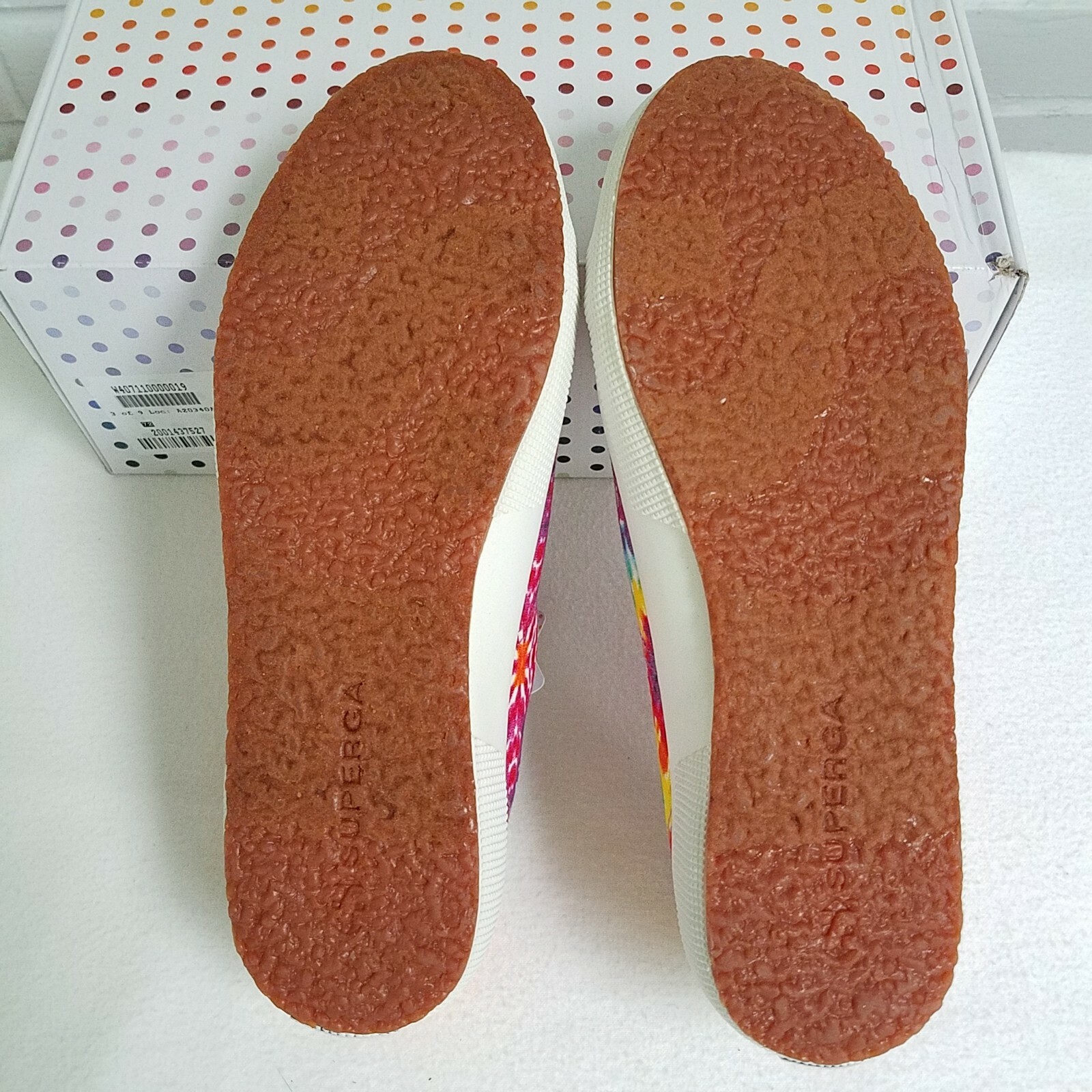 Superga 2750 Low Top Tie Dye Rubber Sole Sneakers Women-8.5 Men-7 NIB BEATNIK