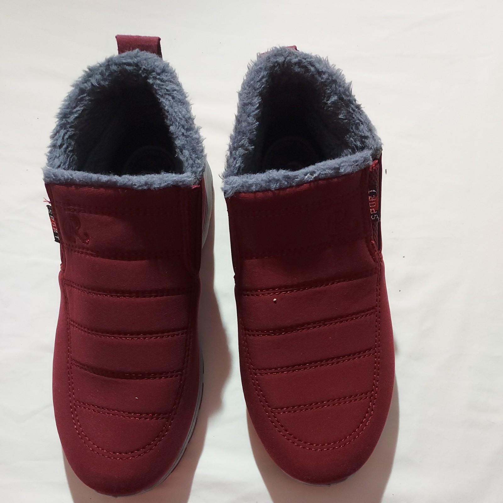 Waterproof Winter Women Shoes Snow Boots Fur-lined Slip On Warm Ankle Size US 11