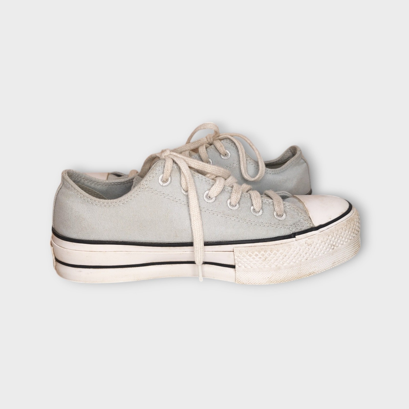 Women Converse All Stars RENEW 100% Recycled Polyester Canvas Blue White Size 8
