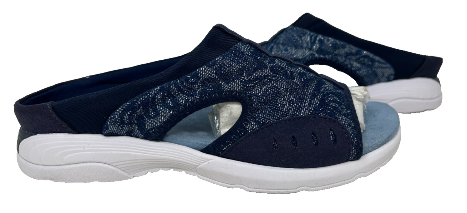 Easy Spirit Women’s Tracie Slip On Comfort Slide Sandals Navy Blue Size:9.5 137H