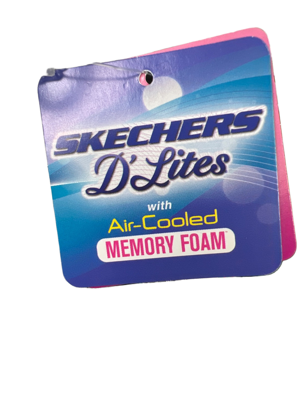 Skechers Women’s Gray/Blue D’Lites Air Cooled Memory Foam Sneakers – 7