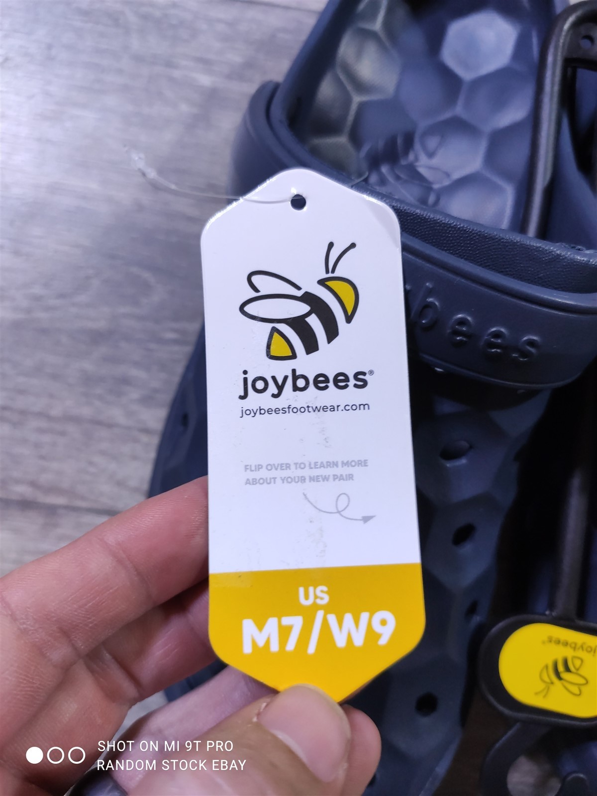 Joybees Adults Varsity Clog Solid True Navy Unisex Clogs Womens 7 / Mens 6