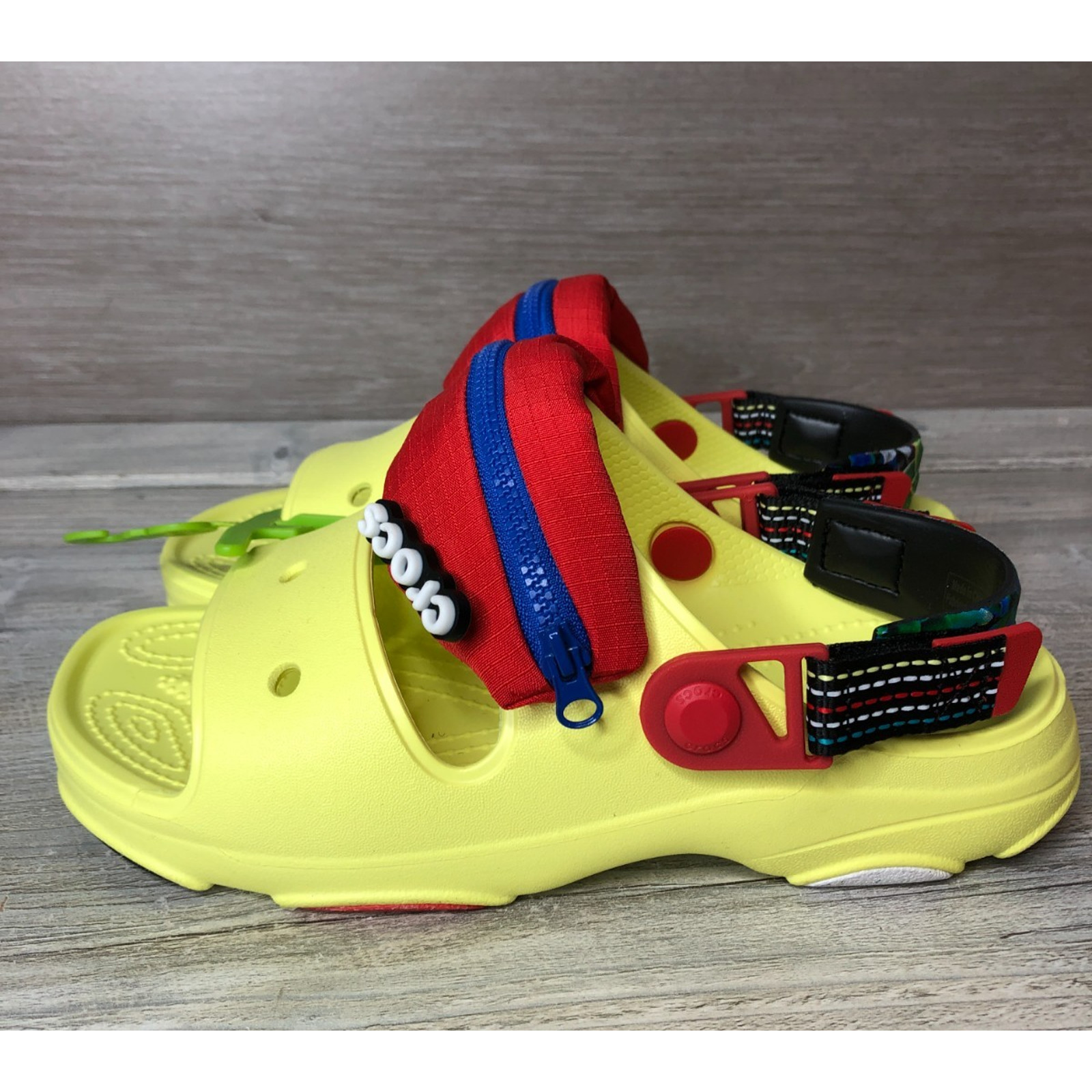 CROCS All Terrain Desert Trip 2 Sandal M4/W6 Yellow Fanny Pack 208076-75U NEW