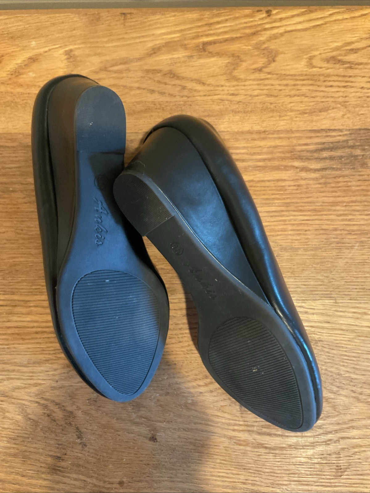 Ankis Black Nubuck Wedge Size 9.5 Worn Once